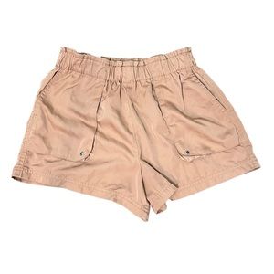 Forever 21 | Cream Silk Cargo Shorts
